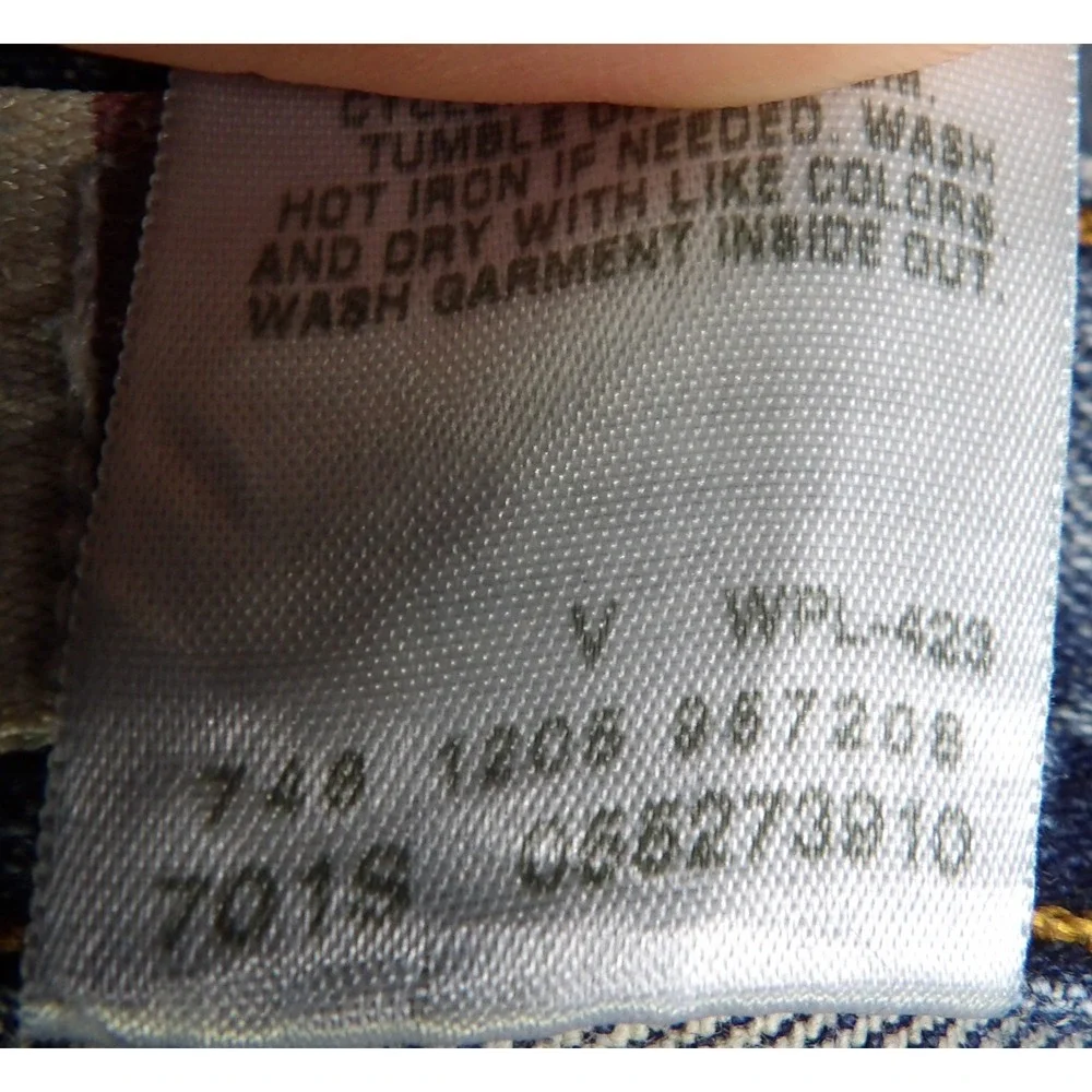 VTG Y2K Levi's 527 Low Boot Cut Jeans Men 34x30 Distressed Light Blue Denim Logo